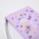 Children's wallet with lightning, lilac color