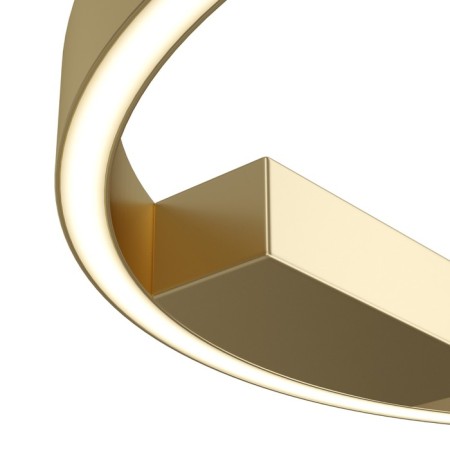 Ceiling Lamp Maytoni Mod058CL-L25BSK, LED, 24W, 40x40x3.5 cm, 1600lm, brass color-1