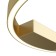 Ceiling Lamp Maytoni Mod058CL-L25BSK, LED, 24W, 40x40x3.5 cm, 1600lm, brass color