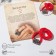 The amulet on the thread "Red thread" rune wealth, red color with black silver, 30 cm
