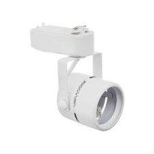 Luazon Lighting track lamp for the GU5.3 lamp, round, white case