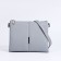 Cross-Bodi Bag on a zipper, 2 outer pockets, color gray color