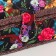 Casket for needlework "Flower garden in the night" 18x12x9.5 cm