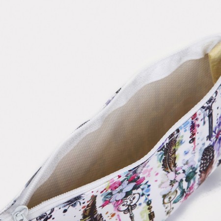 Cosmetic bag with lightning, white/multi -colored color-2