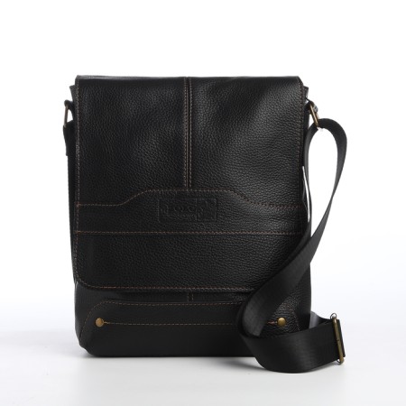 Male bag, xl zolo, black color