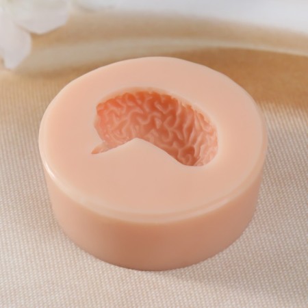 Mold Silicon "Half of the brain" 3.6x3.1x2 cm-2