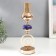 Summary Metal for 1 candle "Spiral. Blue marble element" gold 33x10x10 cm