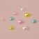 Runes for nails, pearl, voluminous, multi -colored
