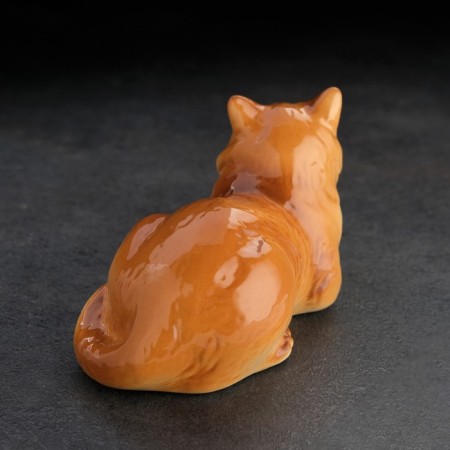 Souvenir "British Cat" 7x6x13 cm, porcelain color mix-3