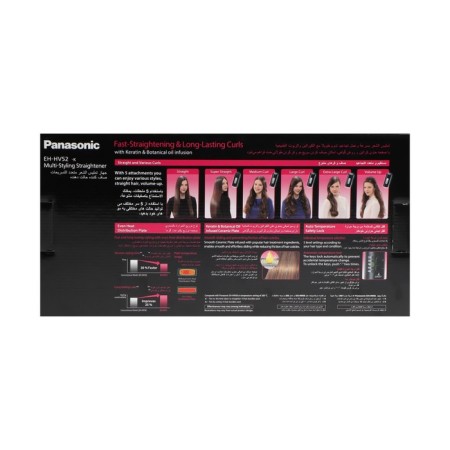 Panasonic EH-HV52-K615, 230 ° C, 5 modes, ceramics, cord 2 m, black-pink-6
