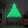 Garland "Networks" 1 × 1 m, IP20, dark thread, 90 LED, green glow, 8 modes, 220 V