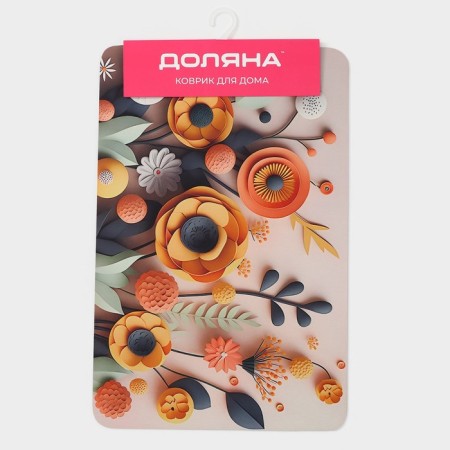 Коврик для дома Доляна Bloom, диатомитовый, 40×60 см-8