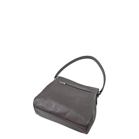 Bag bag claim. Kozh, lightning department, brown color 27x7.5x24cm-1