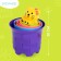 Game set "Pyramid": 6 cups, 1 toy (bunny/bear), mix