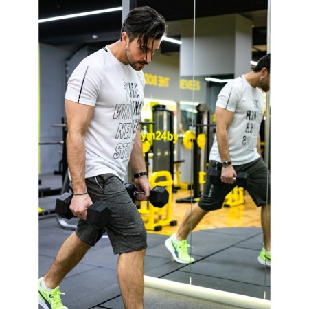 Sports T -shirt male ise, size 52, white color-3