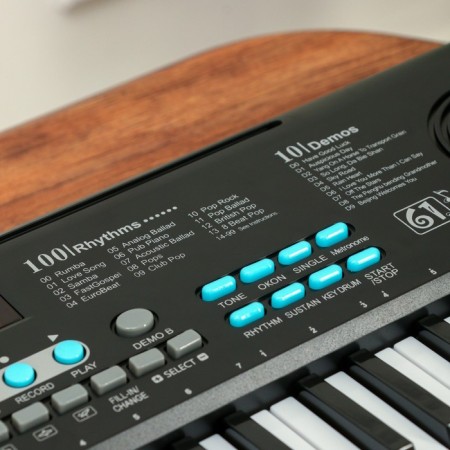 Terris TK-150 synthesizer, 16 timbres, polyphony 4 notes, 61 key, black-1