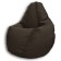 The hand-bag “pear” is positive karate, size m, diameter 70 cm, height 90 cm, velor, brown color
