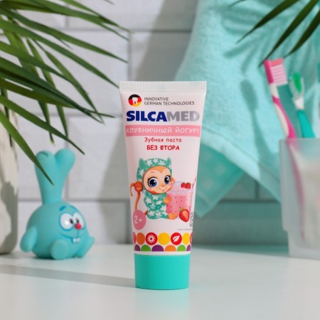 Silcamed toothpaste Children's strawberry yogurt 65 g