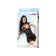 Combinations and Thong Candy Girl Luscious, size XL, Black Color