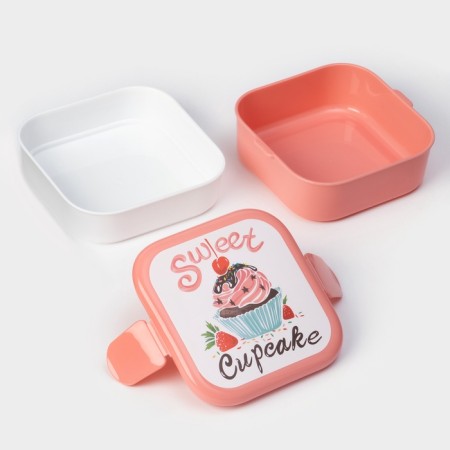 Container for lunch "Capcakes", 2 departments, 400 ml-3
