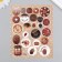 Decor for creativity cardboard "Chips and buttons. Brown" 24 pcs 13x16.5 cm