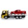 Avtobos radio -controlled truck, with a machine, works from the MIX battery