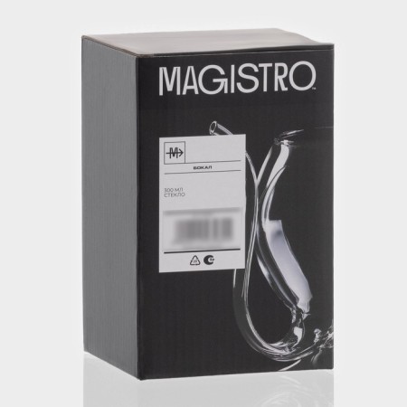 Glass of glass with a magistro panther wine pipe, 300 ml-5