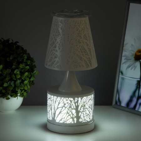 Aroma lace with backlight "Trees" E27 40W+RGB white 13x13x30 cm-3