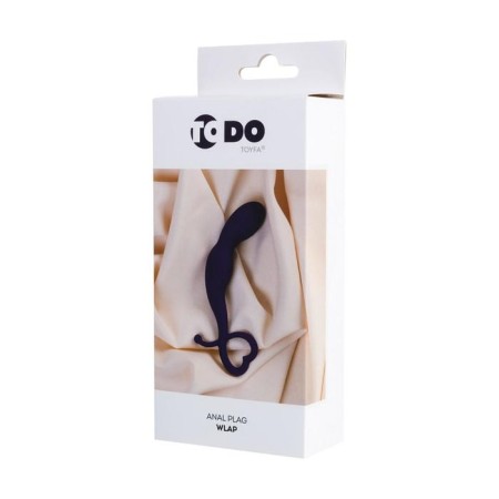 Anal plug WLAP, silicone, purple color, 16 cm, d = 2.5 cm-3