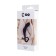 Anal plug WLAP, silicone, purple color, 16 cm, d = 2.5 cm