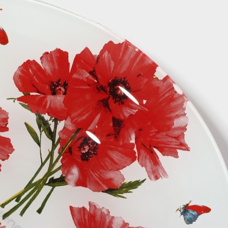 Board of the shed share "Red poppies", D = 18.5 cm-2
