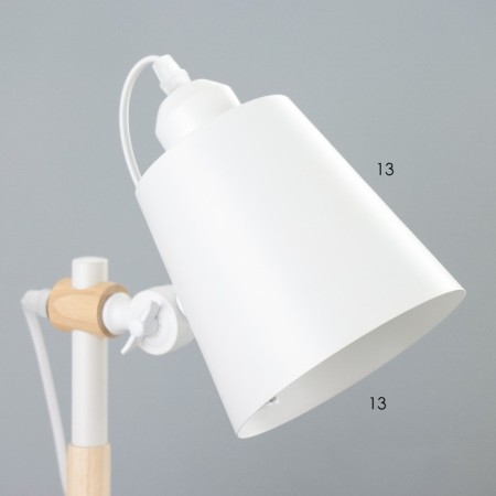Burton table lamp E27 40W white 17.5x17.5x54 cm Risalux-8