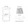 Sink My Space Star 60 5227600-0, above the washing machine, with brackets, siphon