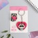 Gift set "Raccoon" icon + keychain, 6.8 x 10.5 cm.