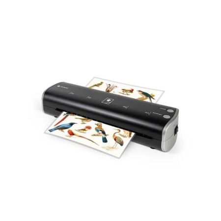 Laminator A4 75-125 μm, 2 shafts, speed 30 cm/min, Geleos "LM-A4MChS", black-silver-11