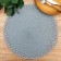 Serving napkin "Teri", 38 × 38 cm, gray color