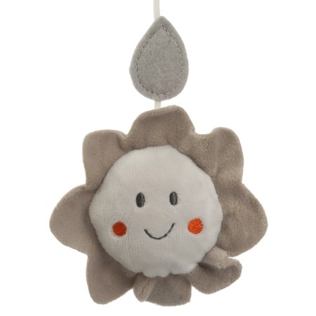 Suspension - rattle "Owl", squeak, rustling, on a crib, stroller, crumb I-16