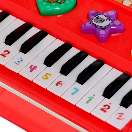 Piano "Funny animals", light-3