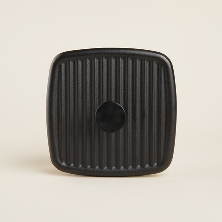 Cover - cast -iron press SL Home, 23 × 23 × 5.5 cm, black color-3