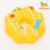 Brying "Donut" toy for dogs, 8.5 cm, yellow
