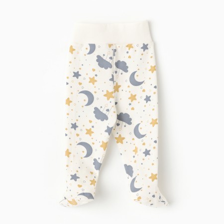 Children's sliders, white color/stars, height 68-3
