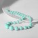 Beads "Classic" brilliance beads, the color of the rainbow green, 45 cm