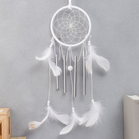 Dreaming Catcher+Wind Music 4 Tempo "Spider Web with Stars" d = 13 cm mix 47 cm-3