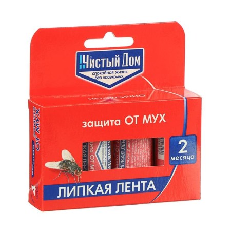 Sticky tape from flies Clean house, with an attractant