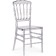 Plastic stool Chiavari 1 plastic, transparent 40x45x90 cm