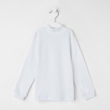 School turtleneck for children, white color, height 158