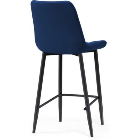 Barry Alst -Black Metal/Velur, black/blue 50x58x99 cm-3