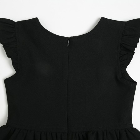 School sundress for girls, black color, height 146 cm-8