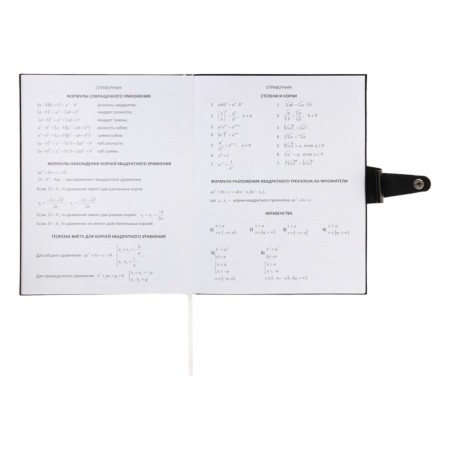 Universal diary for grade 1-11 Favourite. Black, soft cover, artificial leather, foil embossing, liesse, 80 g/m2-13