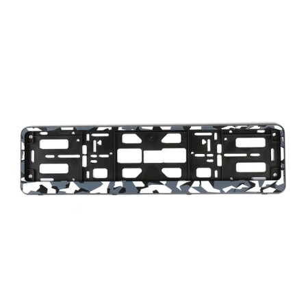 Frame for a car number, book, camouflage gray-1